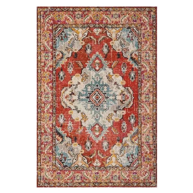 Tapis Oriental Bleu Turquoise – Motifs Traditionnels Luxueux