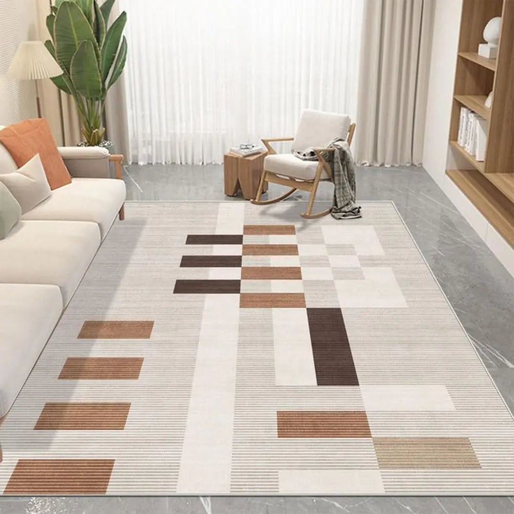Tapis Graphique Chic – L’Art du Design Moderne