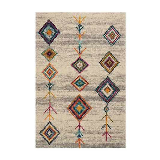Tapis Bohème Élégant – Motifs Tribaux Modernes