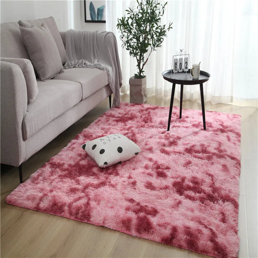 Tapis Classique Rose et Rouge