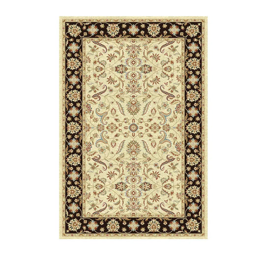 Tapis Persan Authentique Crème & Bleu – Design Royal