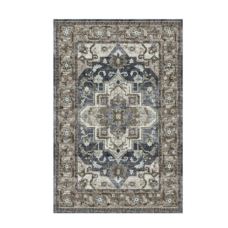 Tapis Vintage Fleuri – Ambiance Nature et Élégance