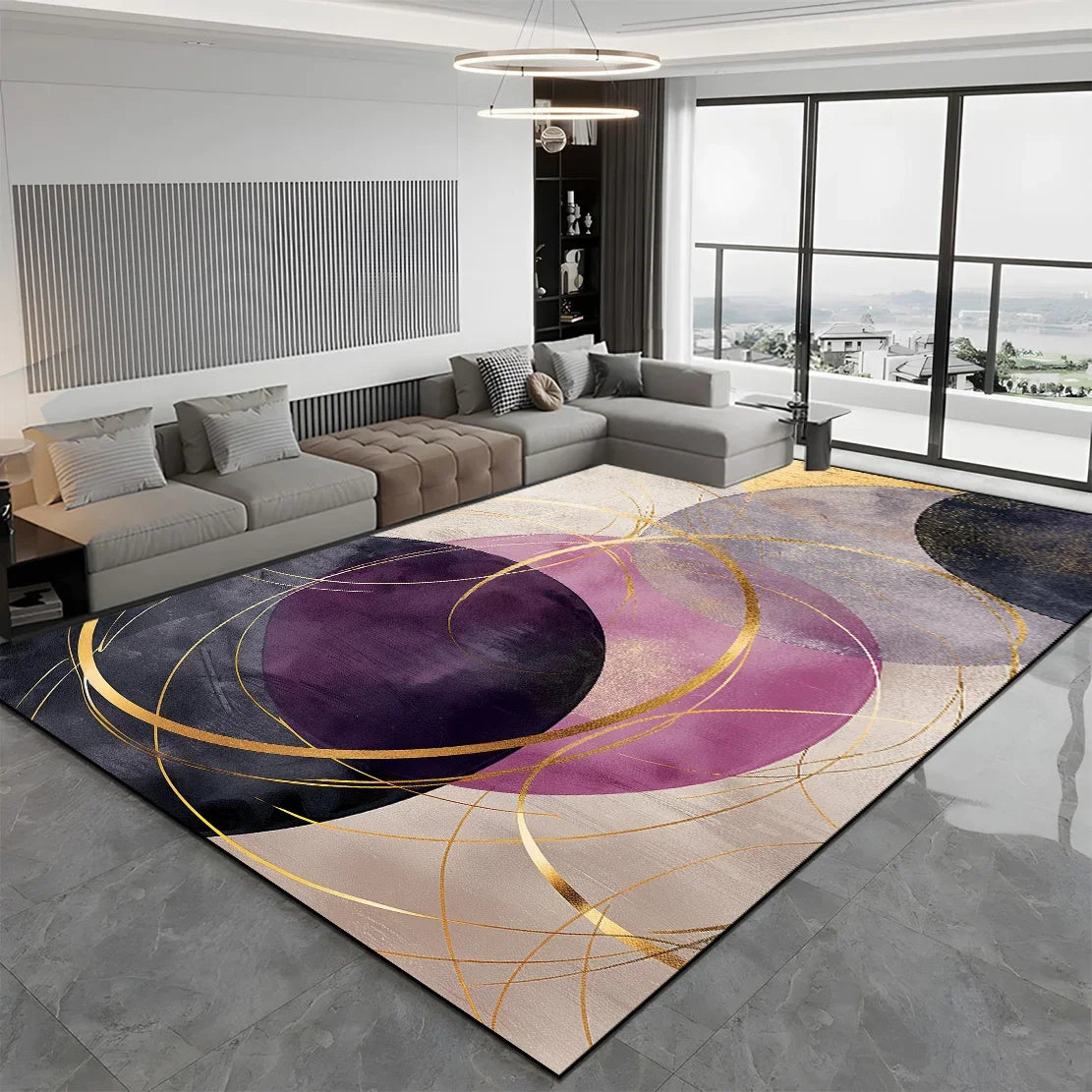 Aurore Pourpre (Violet et beige)