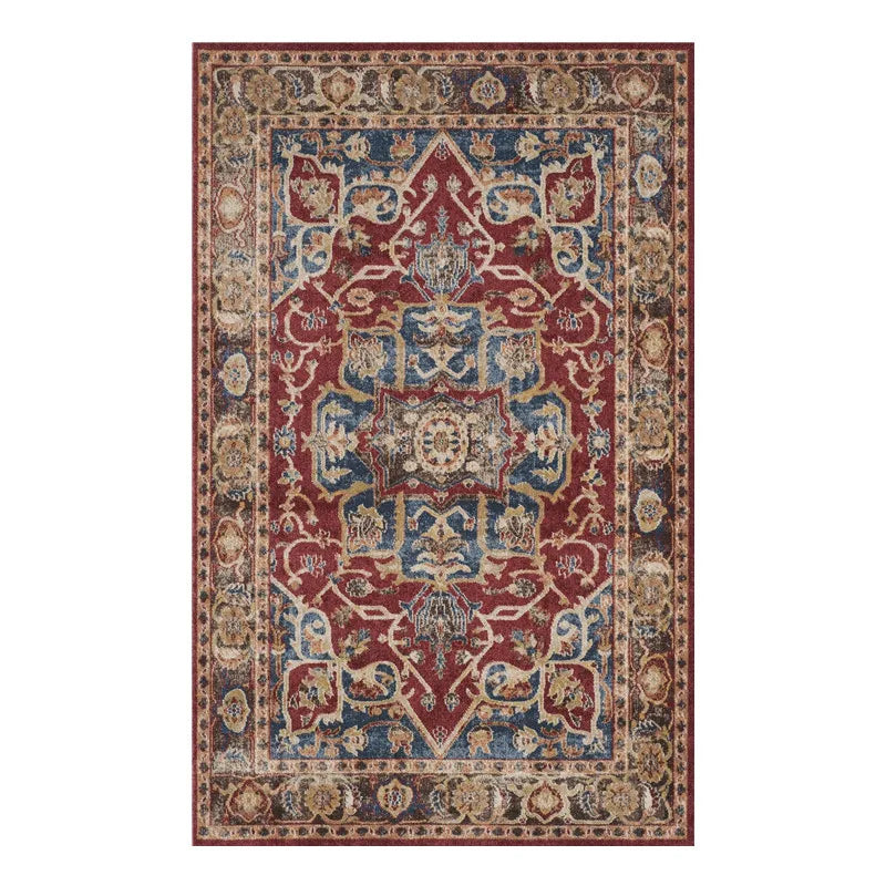Tapis Oriental Bleu Doux – Style Classique Apaisant