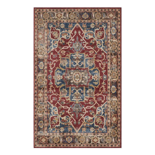 Tapis Oriental Bleu Doux – Style Classique Apaisant